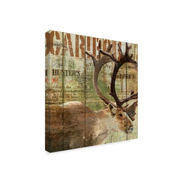 Art Licensing Studio 'Open Season Caribou' Canvas Art,35x35